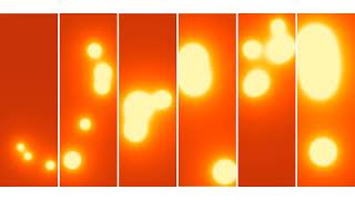 🌋🧡 10m 22s 1080p 6 Column Orange Lava | OLED Test, Study, Focus, lighting, Meditation & Sleep screenshot 5