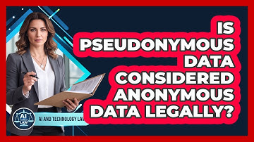 Is Pseudonymous Data Considered Anonymous Data Legally?