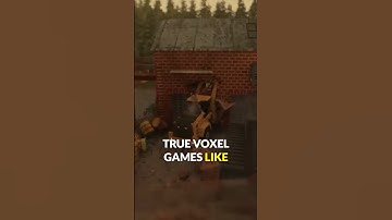 This is a REAL voxel game!