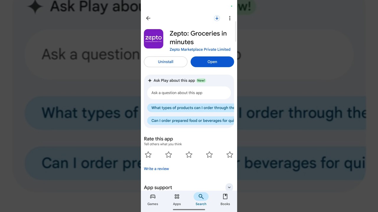 Zepto App Black Screen Issue? Blank Screen / Not Opening Problem | Zepto Black Screen Fix (Android)