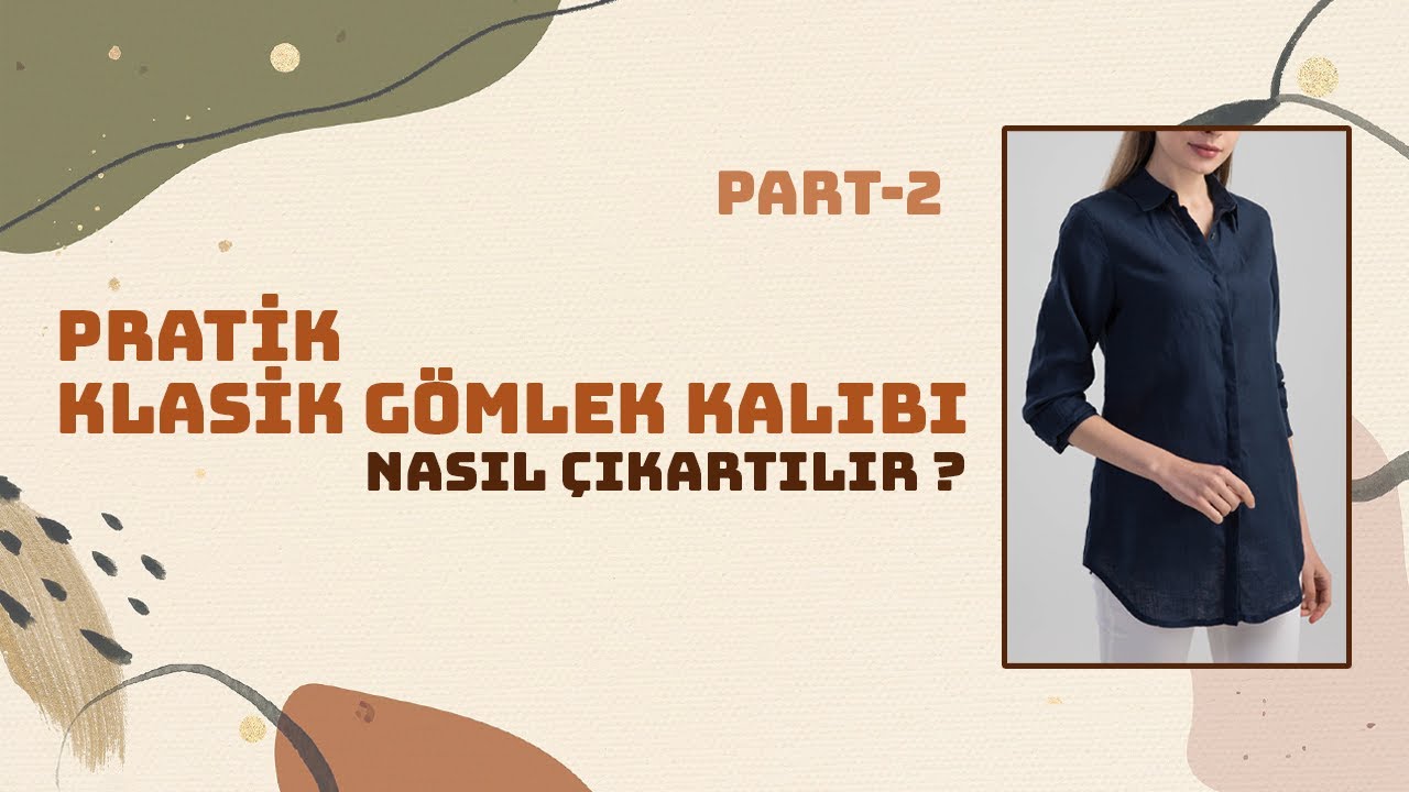 Pratik Klasik Gömlek Kalıbı Çıkarma | Kol Kalıbı || Modelistlik Dersleri #sewing