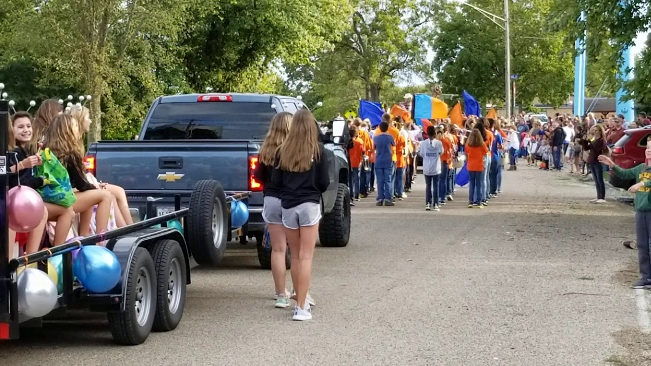 Dunlap Middle School Marching Band Parade YouTube