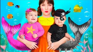 Good Mermaid VS Bad Mermaid || My New Nanny is a Superhero