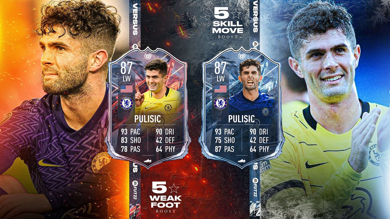 VERSUS PULISIC 🔥 or 🧊 WHICH TO CHOOSE?! | 87 VERSUS PULISIC PLAYER REVIEW | FIFA 22 ULTIMATE TEAM