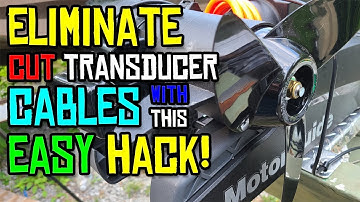 How to Install a Transducer on a Motorguide Xi3 or Xi5 Trolling Motor - NO MORE PINCHED CABLES!