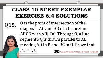 Exercise 6.4 Q15 NCERT Exemplar  Class 10 Maths @MathsTeacher