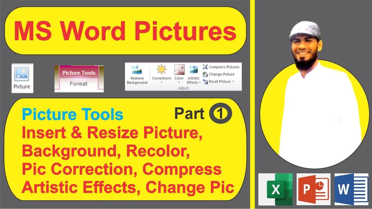 Ms Word Lecture # 26 part 1 | MS Word Picture Tools | MS Word Tutorial ...