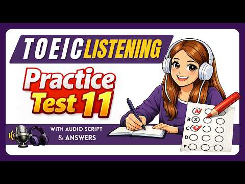 TOEIC Listening Practice Test 11 (2026) | Full Test + Answers