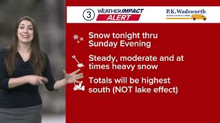 Northeast Ohio Forecast: Winter storm arriving tonight