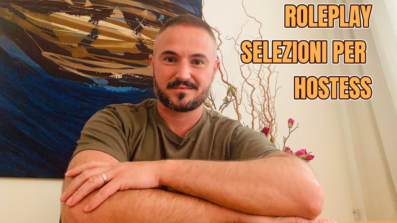 ROLEPLAY realistico colloquio di lavoro per hostess👩🏻‍✈️ | ASMR ITA