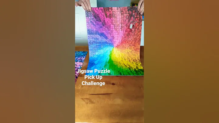 Colourful Jigsaw Puzzle Pick Up Challenge #colourful #colour