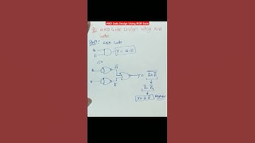 AND Gate Design Using NOR Gate