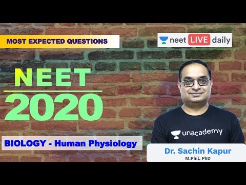Human Physiology - Most Expected Questions | NEET 2020 | Unacademy NEET ...