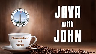 Java with John - November 6th, 2020