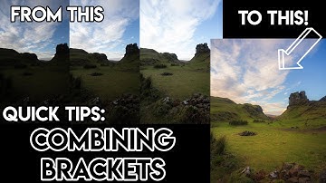 How to Combine BRACKETED EXPOSURES Manually For High Dynamic Range Photography!