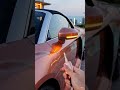 Rose gold Audi R8 Spyder, rose gold smart key, hand close-up unlock scene, camera orbit angle,