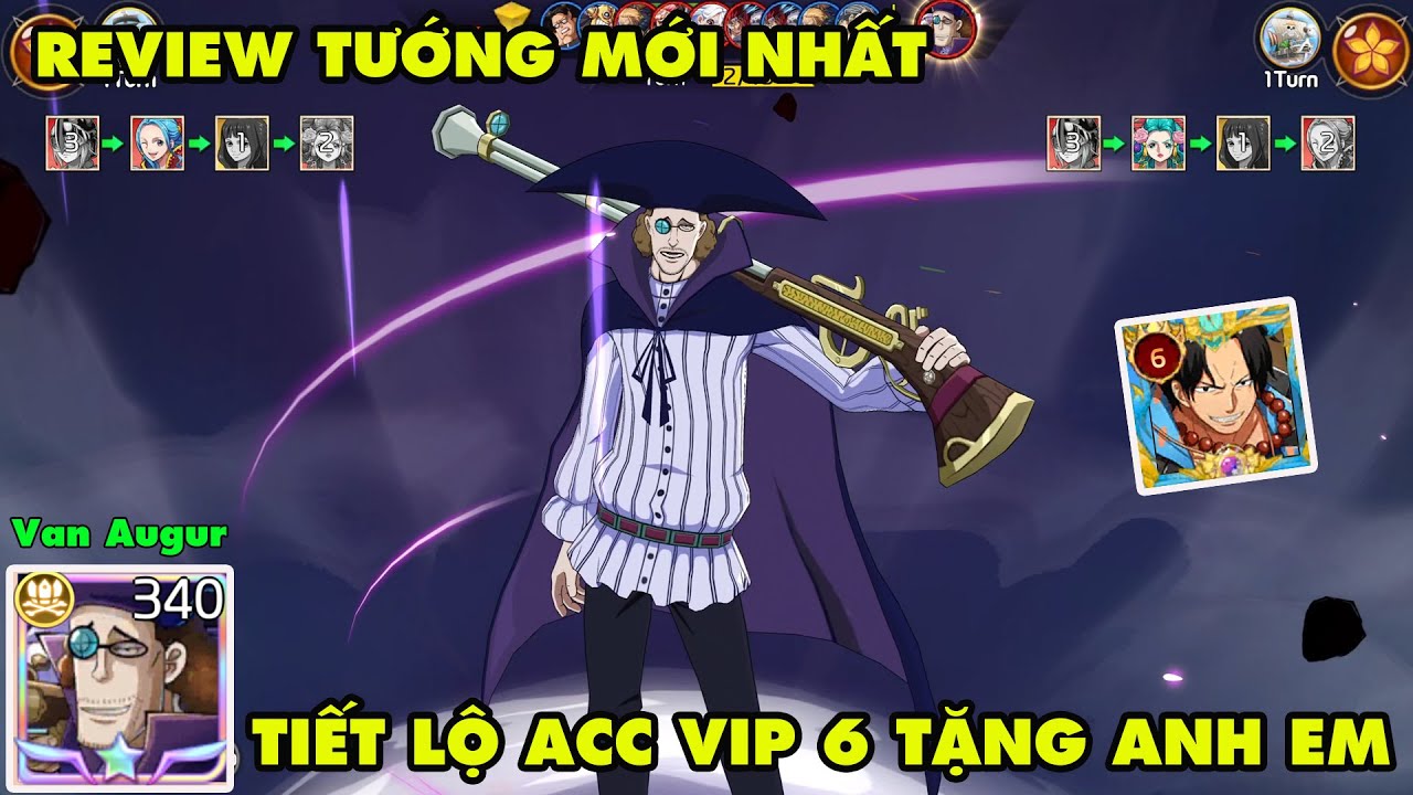 HAKI HUYỀN THOẠI - REVIEW CHỈ HUY VAN AUGUR MỚI RA CỦA BĂNG RÂU ĐEN..HÉ LỘ  TIẾP ACC VIP 6 TẶNG AE