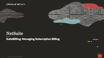 NetSuite SuiteBilling  Managing Subscription Billing