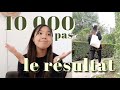 10 000 pas  jour  le rsultat