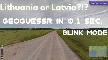 Best of GeoGuessr Blink Mode (0.1 seconds)