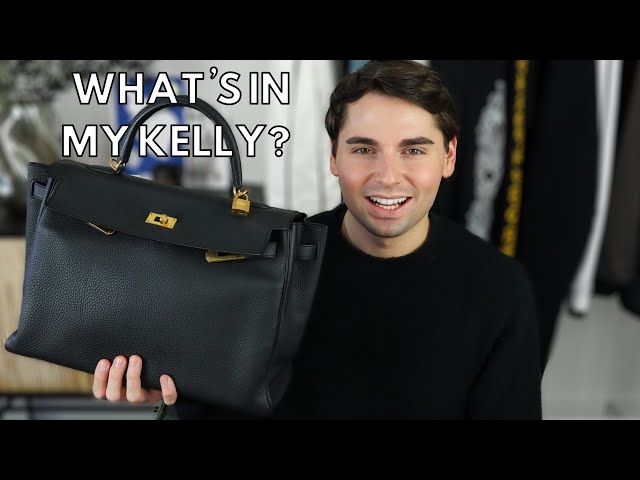 WHAT'S IN MY HERMES KELLY? *SECRETS REVEALED*  WHAT'S IN MY BAG & THE BEST HERMES  KELLY INSERT 