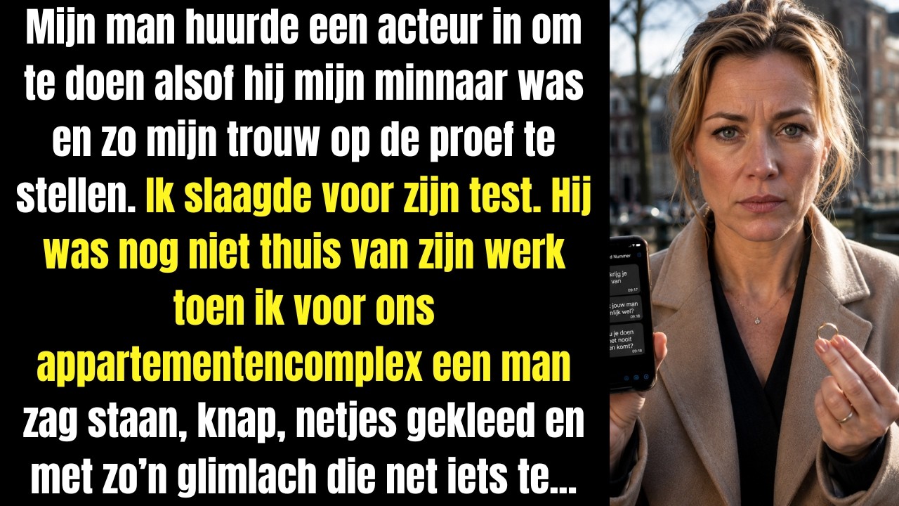 Ik dacht dat mijn man mijn trouw op de proef stelde omdat hij bang was dat ik hem zou bedriegen. Het bleek veel erger te zijn. Een acteur genaamd Lars bleek mij maandenlang te observeren in...