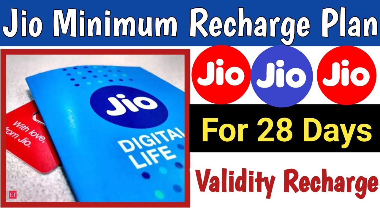 Jio Minimum Recharge Plan 2023 // Jio Minimum Recharge Amount 2023