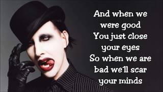 Marilyn Manson - The Fight Song (Lyrics)