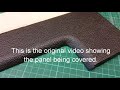 How to Apply Tolex - internal cut outs