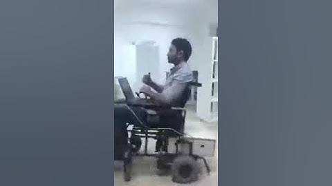 Eye controlled wheelchair for Handicapped People