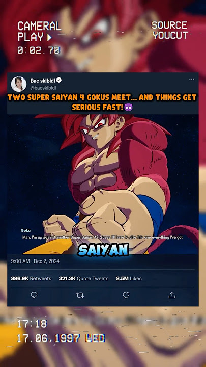 Two Super Saiyan 4 Gokus Meet… And Things Get Serious Fast!😈 #sparkingzero #crashout #knockout