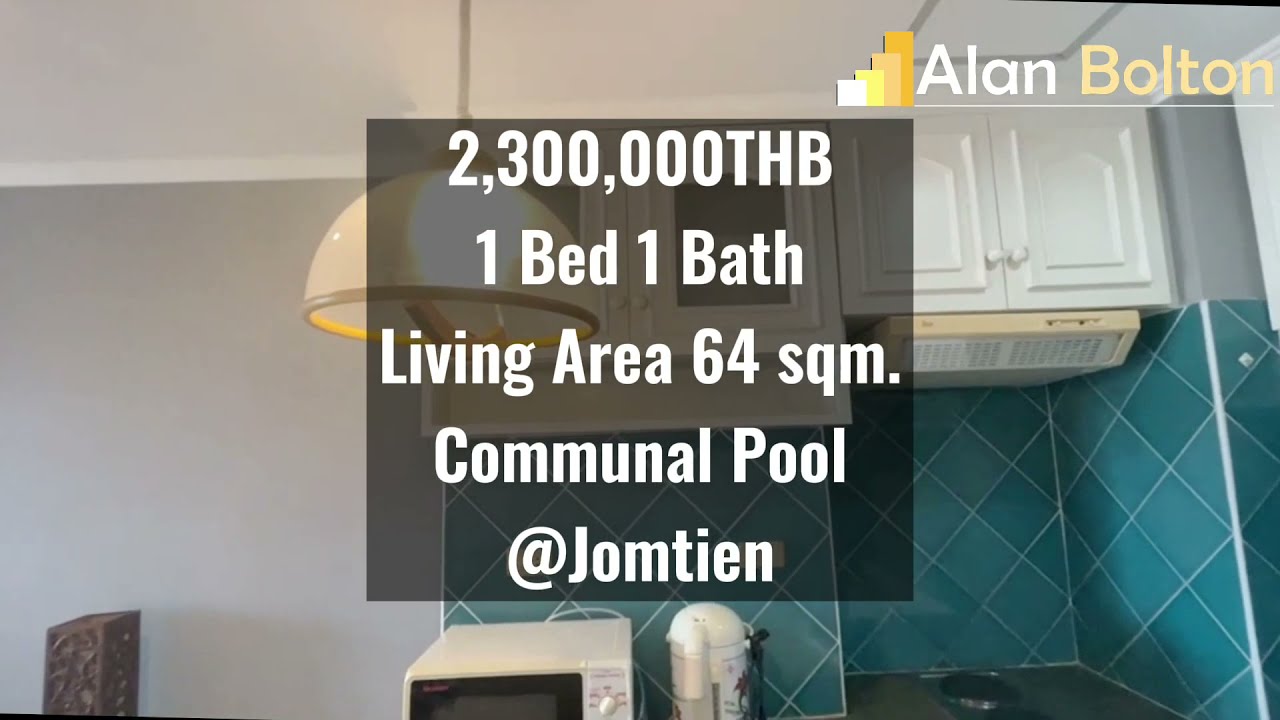 CS3400 1 Bedroom Condo for Sale in Jomtien Sale Price 2,300,000 THB
