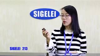 Original Sigelei 213W Leather & Zinc Alloy TC Box Mod