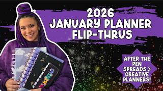 2026 January Planner Flip -Thru | After the Pen Spreads in 4 planners!