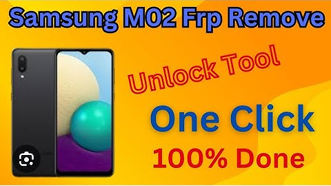 Samsung A02/M02  FRP Bypass Unlocktool  2025 New Method Removed Google Account Lock