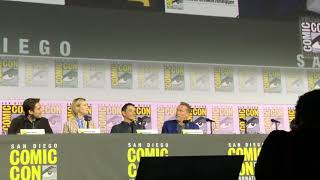 Cast of Terminator with Arnold Schwarzenegger - Doing His Famous Lines and Accent SDCC 2019