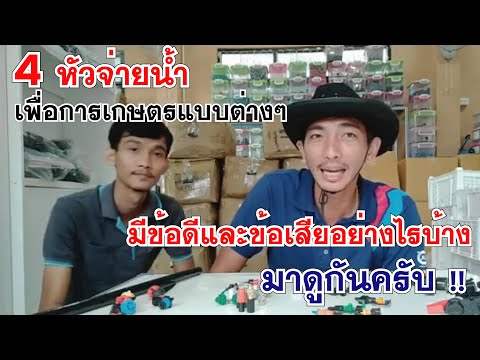 วีดีโอ: การชลประทานแบบหยด: ข้อดีและข้อเสีย