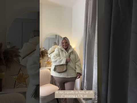 Plus Size Borg Jacket from PRETTYLITTLETHING