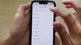 iPhone 13/13 Pro: How to Change The Calendar Color