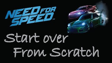 Need for Speed- Reset Your Journey / Start Career Over /restart and Solo Mode on NFS