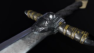 Medieval Sword 3D Model Presentation