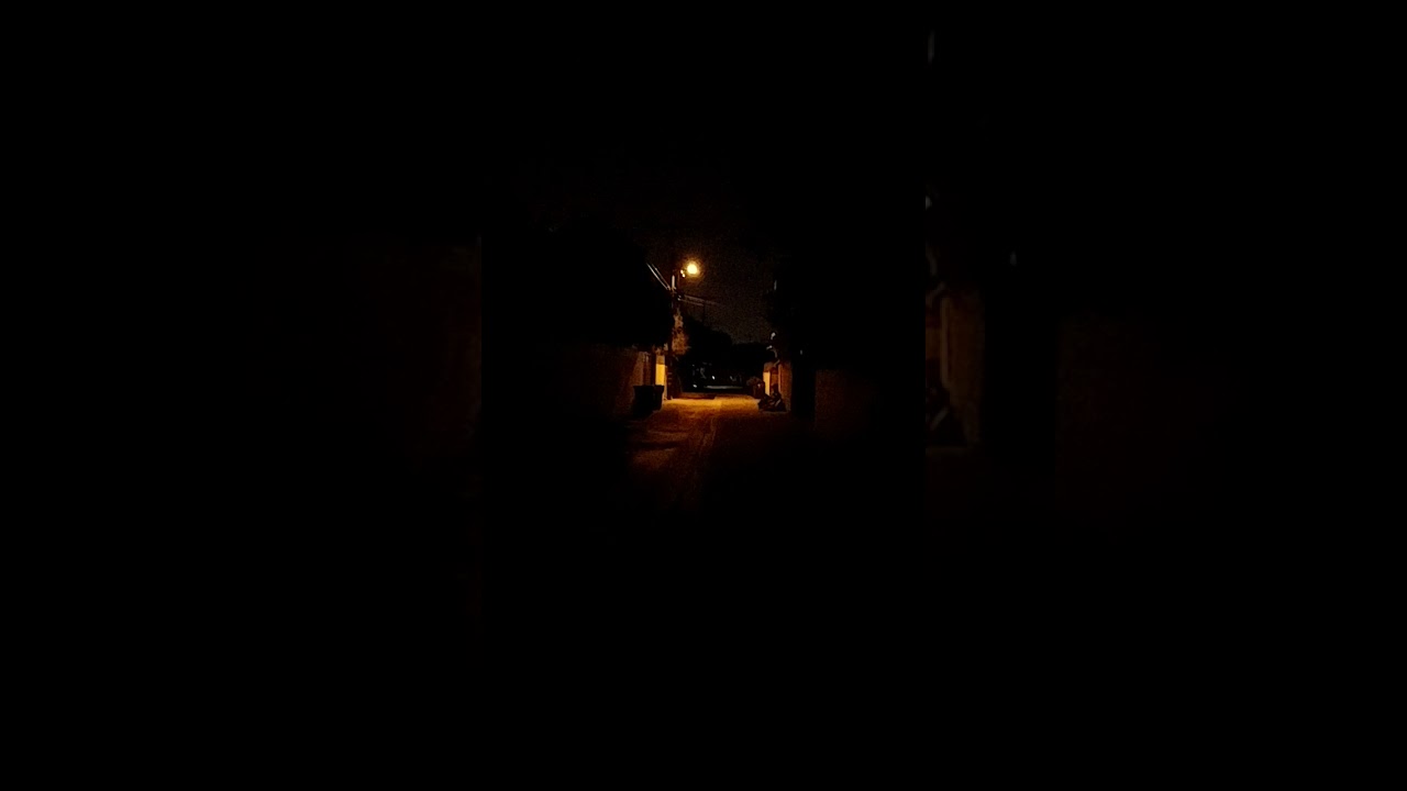 Dark alley walk