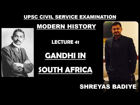Gandhi in South Africa | Modern History of India