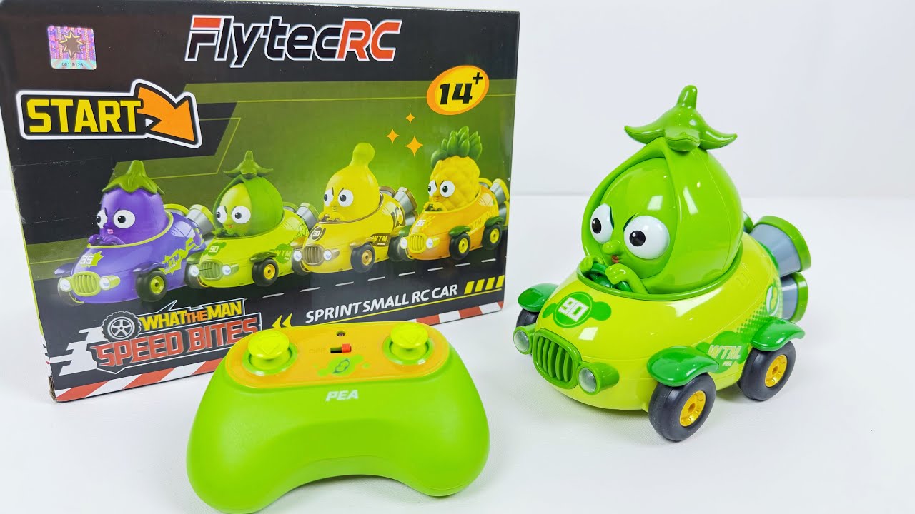 Open box remote control pea cart, sprinkler fire truck, electric clownfish, shaking bee