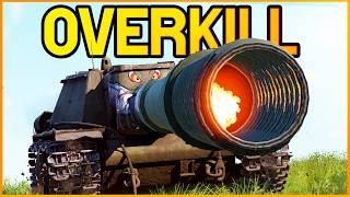 Deleting Heavy Tanks With War Thunder's BIGGEST GUN