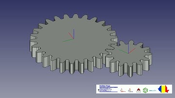 FreeCAD gear animation