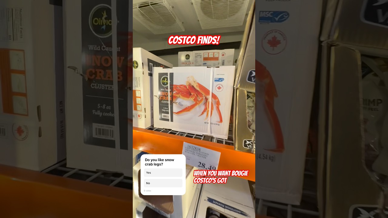 10 lb box of Snow Crab Legs at Costco!
