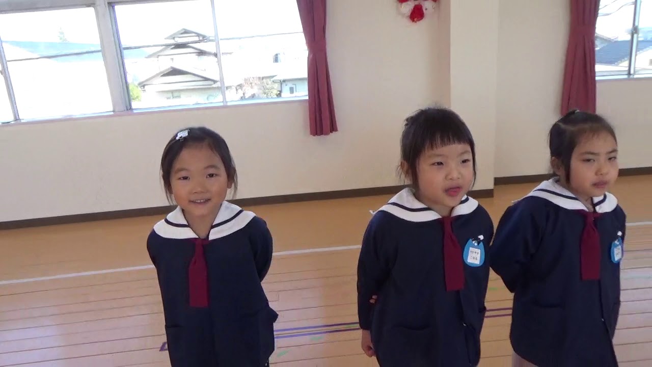 ゆきぐみ　歌『あわてんぼうのサンタクロース』