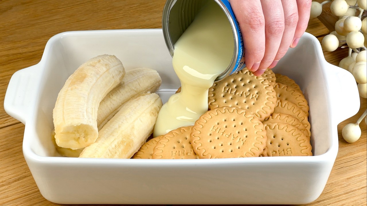 Nur 3 Zutaten! Das beliebteste Dessert in diesem Frühling!