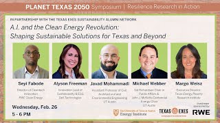 A.I. and the Clean Energy Revolution: Shaping Sustainable Solutions for Texas and Beyond